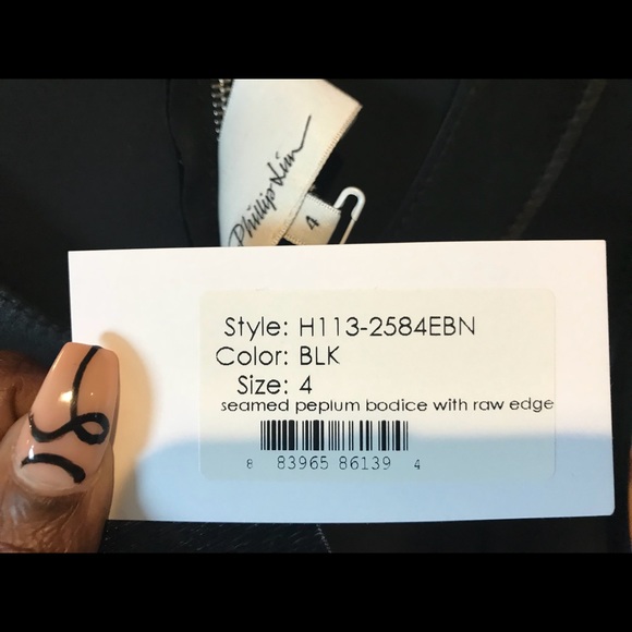 3.1 PHILLIP LIM seamed peplum top - Picture 5 of 8